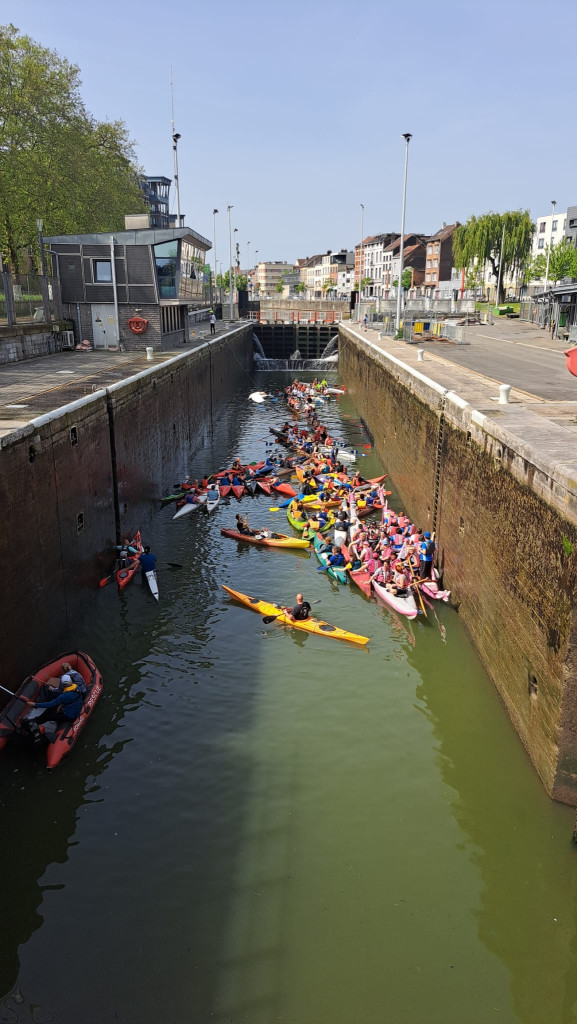 Traversée de Bruxelles le 1er Mai 2024